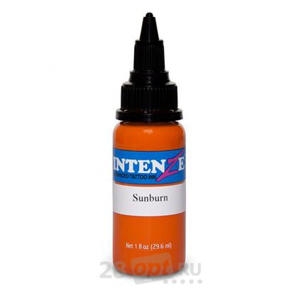 Уцененный товар, Краска для художественной татуировки Intenze, Sunburn, 30 мл 