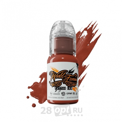Краска для художественной татуировки World Famous Tattoo Ink, Rembrandt Red, 15 мл