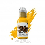 Краска для художественной татуировки World Famous Tattoo Ink, USA Yellow, 30 мл