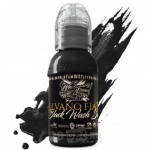 Сет красок для художественной татуировки World Famous Tattoo Ink, Silvano Fiato Black Wash Set, 30 мл