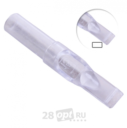 Уцененный товар Тату-наконечник Magnum Professional Tip 17, Clear, коробка 50 шт.